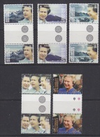 South Georgia 1992 Queen Elizabet Accession 5v Gutter ** Mnh (21245) - South Georgia