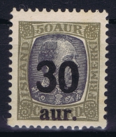 Iceland: 1925 Mi Nr 112  MNH/** Postfrisch    Fa 101 - Neufs