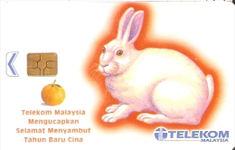 TARJETA DE MALASIA DE UN CONEJO (RABBIT-CONEJO) - Konijnen