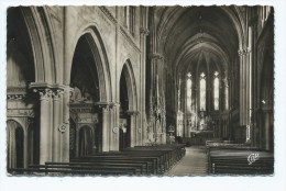 CPSM LA DELIVRANDE, INTERIEUR DE LA BASILIQUE NOTRE DAME DE LA DELIVRANDE, Format 9 Cm Sur 14 Cm Environ, CALVADOS 14 - La Delivrande