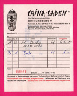 Facture - China-Laden - Inh. Marianne Von Der Osten - Nürnberg - 1986 - Food