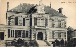 CPA - MILLY (91) - Aspect Du Jardin Et De L'Hôtel De Ville Au Début Du Siècle - Milly La Foret