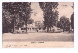 PARMA Pubblico Giardino 29-03-1907  Fine Used Postcard To  Rome (bent On Rigth Corner) - Fiume Tevere