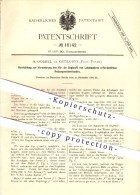 Original Patent - H. Goebel In Ostrowo , Prov. Posen , 1880 , Vermehrung Des Reibungswiderstandes Bei Lokomotiven !!! - Posen