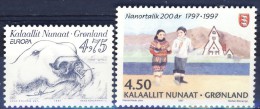 ##Greenland 1997. EUROPE + Nanortalik. Michel 309 + 312. MNH(**) - Ungebraucht