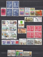 CANADA - Yvert -  Année 1974 - 521/55 Sauf Les 521-22-24  Et 25 - Cote 18,20 € - Complete Years