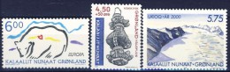 ##Greenland 1999. 3 Items. Michel 335,338,343. MNH(**) - Ungebraucht