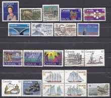 CANADA - Yvert -  Année 1977 622/54 Sauf 623 - 625/30 - 631/32  Et 637/39 - Cote 9,05 € - Complete Years