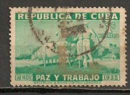 Timbres - Amérique - Cuba - 1936 - 1 C. - - Oblitérés