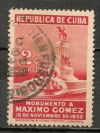 Timbres - Amérique - Cuba - 1936 - 2 C. - - Oblitérés
