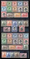 Congo Belge - 228/267 - 204/244 - 187/227 - 1942 - MNH - Unused Stamps