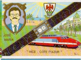 CP - TGV - Carte De Membre - Recherche De Cartes Postales (dessin De P. Hamm) - Transport (rail) - Station