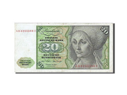 Billet, République Fédérale Allemande, 20 Deutsche Mark, 1960, 1960-01-02 - 20 Deutsche Mark