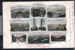 Plauen - Gruß Aus Dem Vogtland - Mehrbildkarte - 1916 - Plauen