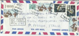 CANADA 5 12 1984 REGISTERED LETTER LETTERA RACCOMANDATA - Briefe U. Dokumente