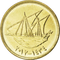 Monnaie, Kuwait, 10 Fils, 2012, SPL, Nickel-brass, KM:New - Koweït