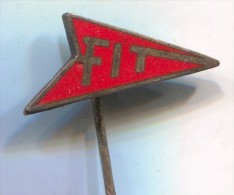 FIT - Marine Ship  Yachting Flag Nautical, Vintage Pin  Badge, Enamel - Sailing, Yachting