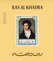 Ras Al Chaima Nº Michel 635 Al 640 En Hojas Numeradas - Ras Al-Khaima