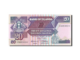 Billet, Uganda, 20 Shillings, 1988, SPL - Uganda