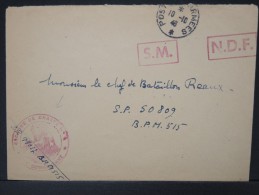 FRANCE- Enveloppe En Franchise De "Escadre De Chasse" Pour Un Chef De Bataillon Sp 50809 En 1946 - LOT P4115 - Militaire Stempels Vanaf 1900 (buiten De Oorlog)