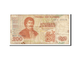 Billet, Grèce, 200 Drachmaes, 1996, 1996-09-02, B+ - Greece