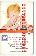 ATTWELL MABEL LUCIE N° 1592 < WHEN FOLKS ..... - VALENTINE´S HUMOUR - FILLETTE - Attwell, M. L.