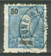 PORTUGAL - FUNCHAL 1897-1905: YT 21 / Af. 19 D / Sc 21 A / Mi 21 C, Dent. 11 1/2, O - FREE SHIPPING ABOVE 10 EURO - Funchal