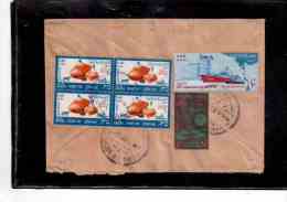 TEM9178   -  EGYPT  POSTAL HYSTORY  -      REGISTERED  AIR MAIL COVER CAIRO/KOELN  30.10.1966 - Lettres & Documents