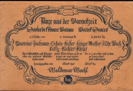Altes Notenbuch , Tänze Aus Der Barockzeit , Barock , Waldemar Woehl , Musik , Blockflöte !!! - Blaasinstrumenten