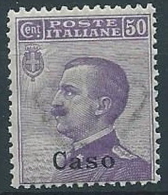 1912 EGEO CASO EFFIGIE 50 CENT MNH ** - W080-5 - Aegean (Caso)