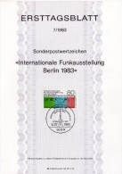 Berlin (West) 1983 Ersttagsblatt Mi 702  [020515ETBI] - 1e Jour – FDC (feuillets)