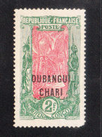Ubangi-shari 1922 Overprinted 2fr Used - Oblitérés