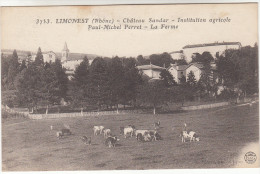 CPA Limonest, Château Sandar, Institution Agricole Paul-Michel Perret, La Ferme (pk17052) - Limonest