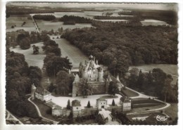 CPSM MONTMORT LUCY (Marne) - Le Chateau Et L´entrée Vue Aérienne - Montmort Lucy