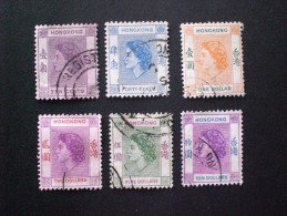 STAMPS 香港 HONG KONG 1954 ELISABETH II茅根 中國 - Used Stamps