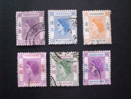 STAMPS 香港 HONG KONG 1954 ELISABETH II茅根 中國 - Usados