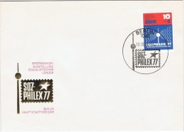 EXP-L16 -ALLEMAGNE ORIENTALE FDC SOZ-PHILEX 77 Berlin - 1971-1980