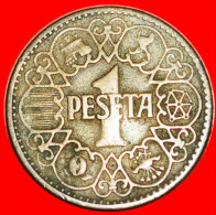 * GENERALISSIMO FRANCO (1936-1975)★ SPAIN ★ 1 PESETA 1944! LOW START! NO RESERVE!!! - 1 Peseta