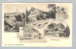 AK BE Grosshöchstetten 1908-04-28 Foto Gasth.Sternen Bhf. - Grosshöchstetten 