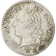Monnaie, France, Louis XV, 1/20 Écu à La Vieille Tête (6 Sols), 6 Sols, 1/20 - 1715-1774 Luigi XV Il Beneamato