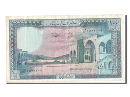 Billet, Lebanon, 100 Livres, 1988, TB+ - Libanon