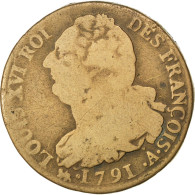 Monnaie, France, 2 Sols François, 2 Sols, 1791, Paris, TB, Bronze, KM:603.1 - Other & Unclassified