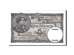 Billet, Belgique, 5 Francs, 1929, KM:93, SUP - 5 Francs