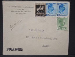 ROUMANIE - Enveloppe  Commerciale  Pour La France En 1939   LOT P4163 - Cartas & Documentos