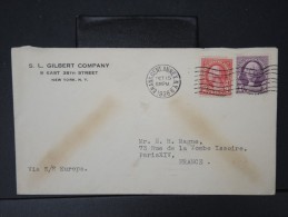 ETATS UNIS -  ARCHIVE DE 48 Enveloppes De New York Pour Paris Période 1930/38 Toutes Par Bateau A étudier  P4185 - Sammlungen