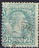 MONACO # STAMPS FROM YEAR 1885  STANLEY GIBBONS 6 - Usados
