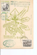 Pologne ( Carte Commémorative  De 1961 Avec Vignette Privée à Voir) - Lettres & Documents