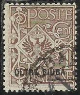 OLTRE GIUBA  1925 SOPRASTAMPATO  D´ITALIA ITALY OVERPRINTED CENT. 1 C USATO USED OBLITERE´ - Oltre Giuba