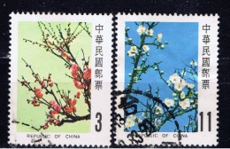 ROC+ China Taiwan 1983 Mi 1538 1540 Pflaumenblüten - Oblitérés