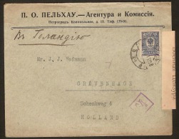 Rusland / Russie Brief Verzonden Van SINT PETERSBURG Naar GRAVENHAGE (NEDERLAND) In 1916 (zie 2 Scans) ! Inzet Aan 15 € - Lettres & Documents